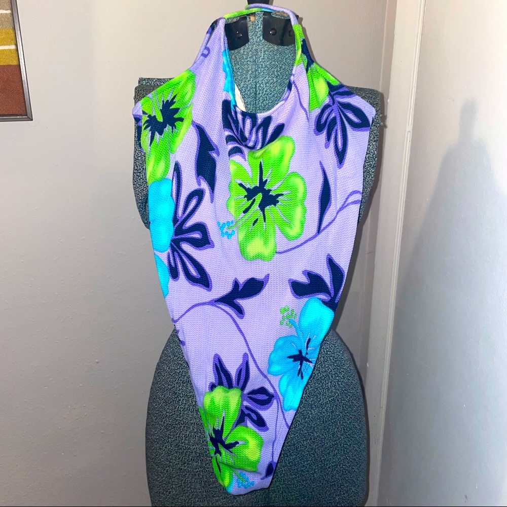 Vintage Sessa Floral One-Piece Swimsuit